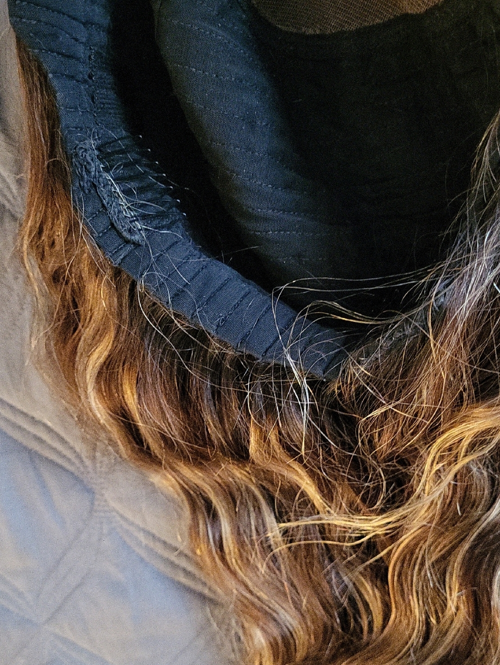 Wavy Lace Front Wig - 1B 30 27 Highlights 22 In( Cut N Worn) - Picture 4 of 10